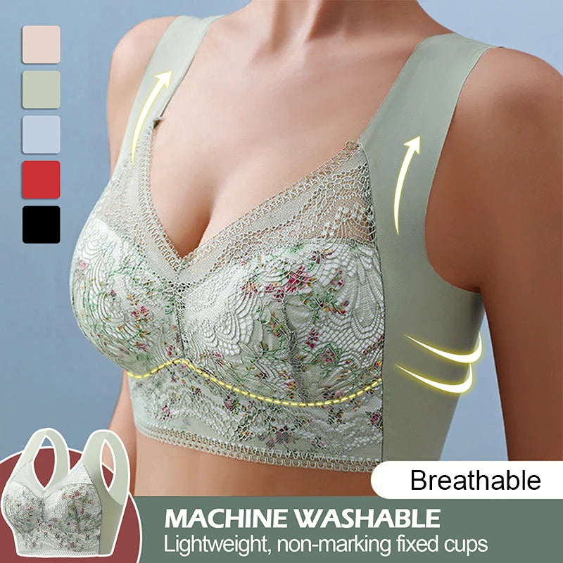 【Pachet de 3】【40kg-100kg】Sutien mare din mătase de gheață – confortabil, respirabil și reglabil_4032392